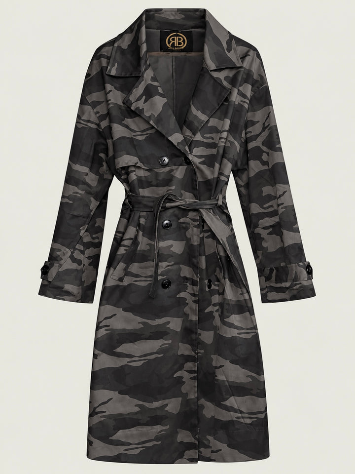 Camo Noir Trench