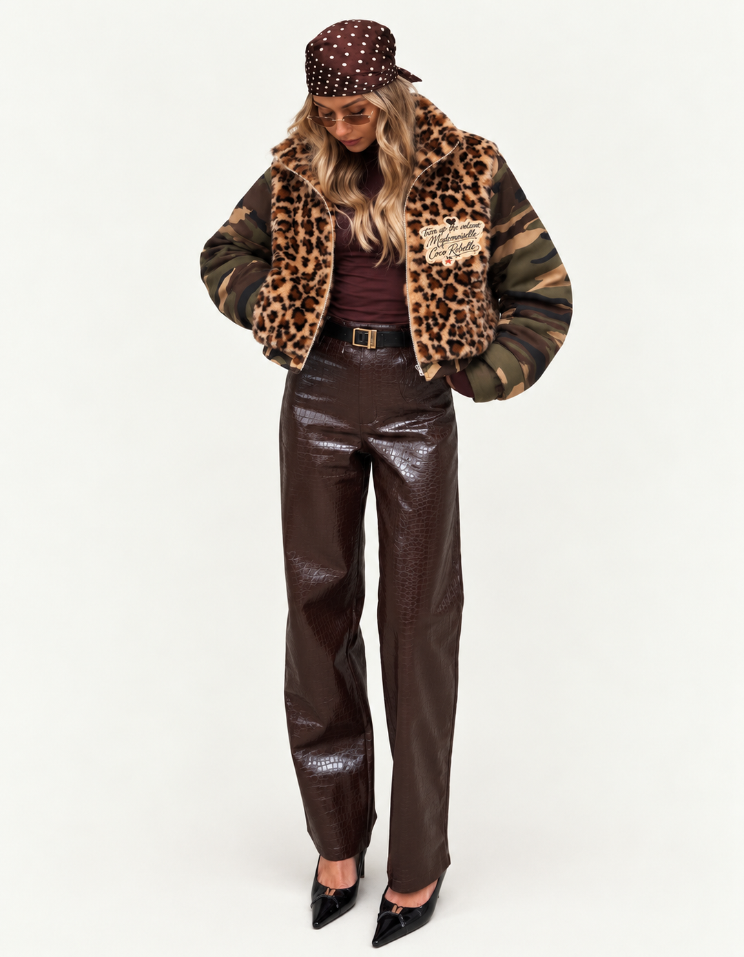 Sweetheart Butterfly Check Blazer