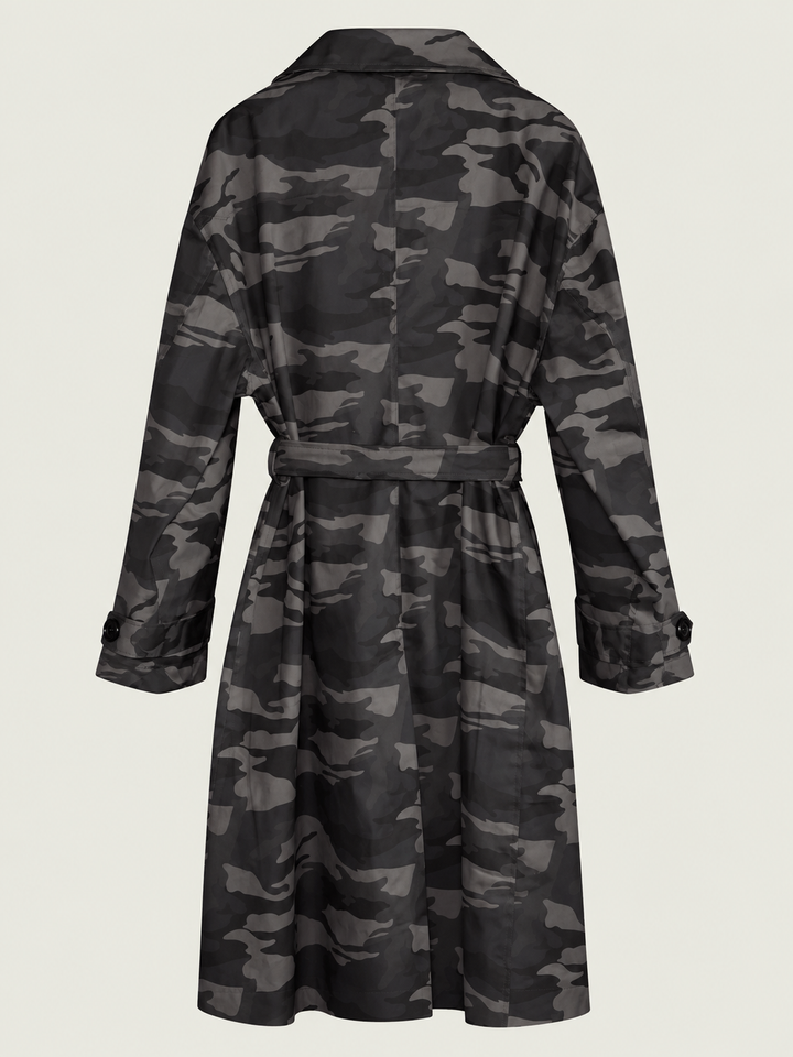 Camo Noir Trench